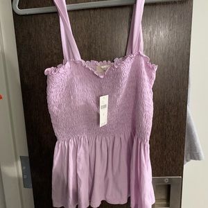 Anthropology Purple Top